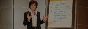 Kathy Kraas describing nonprofit challenges