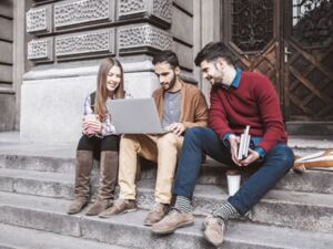 National Louis University students