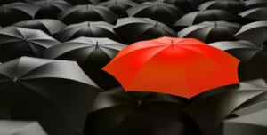 red umbrella